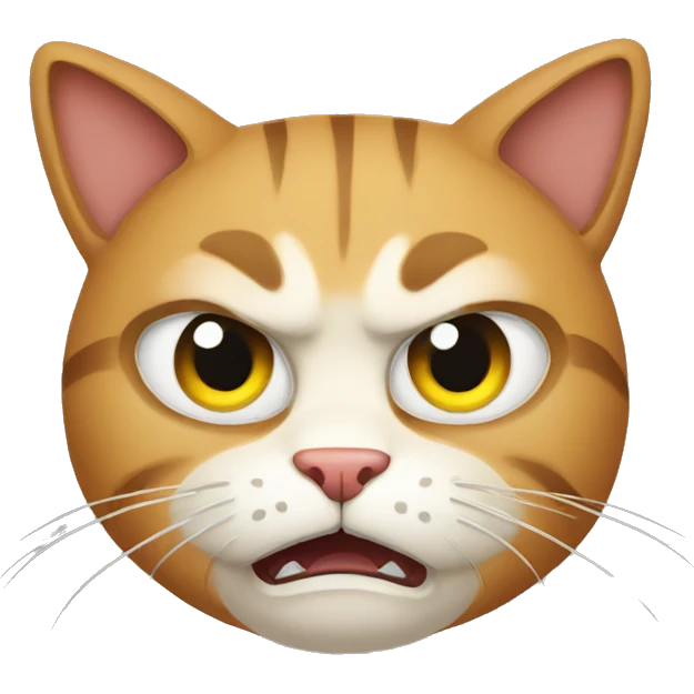 Angry cat emoji