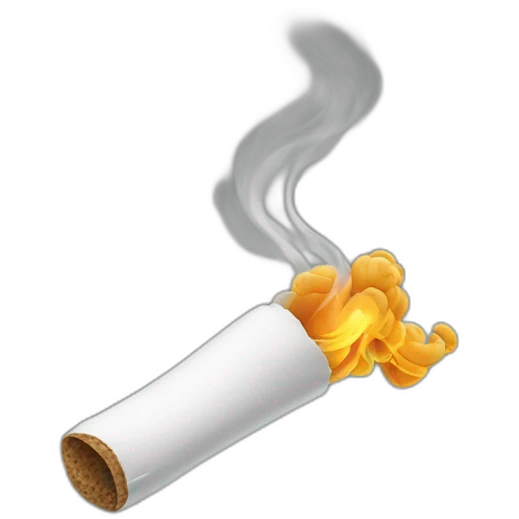 Joint avec de la fumée emoji