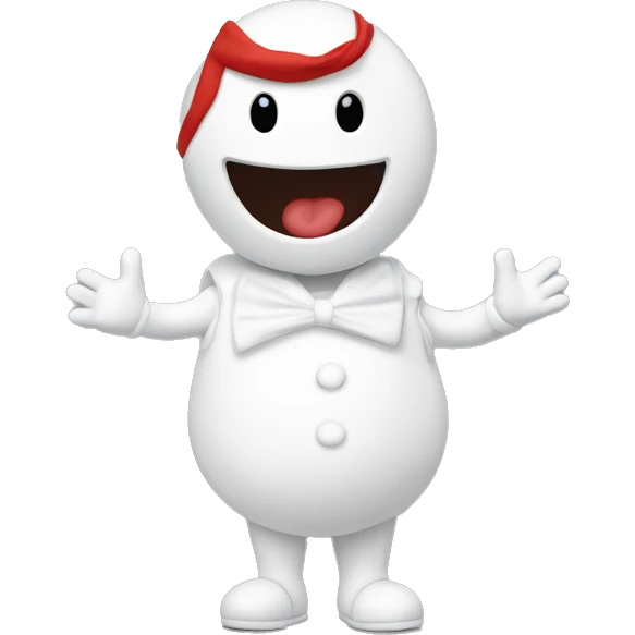 Un bonhomme qui meurt de rire littéralement emoji
