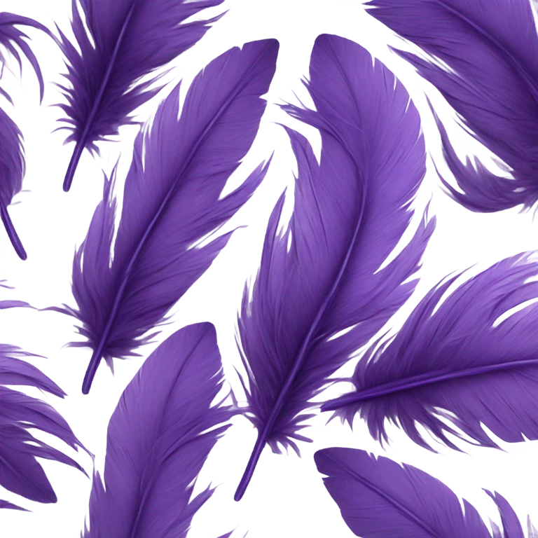 Purple feather  emoji