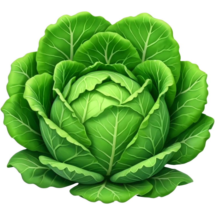 green cabbage  emoji