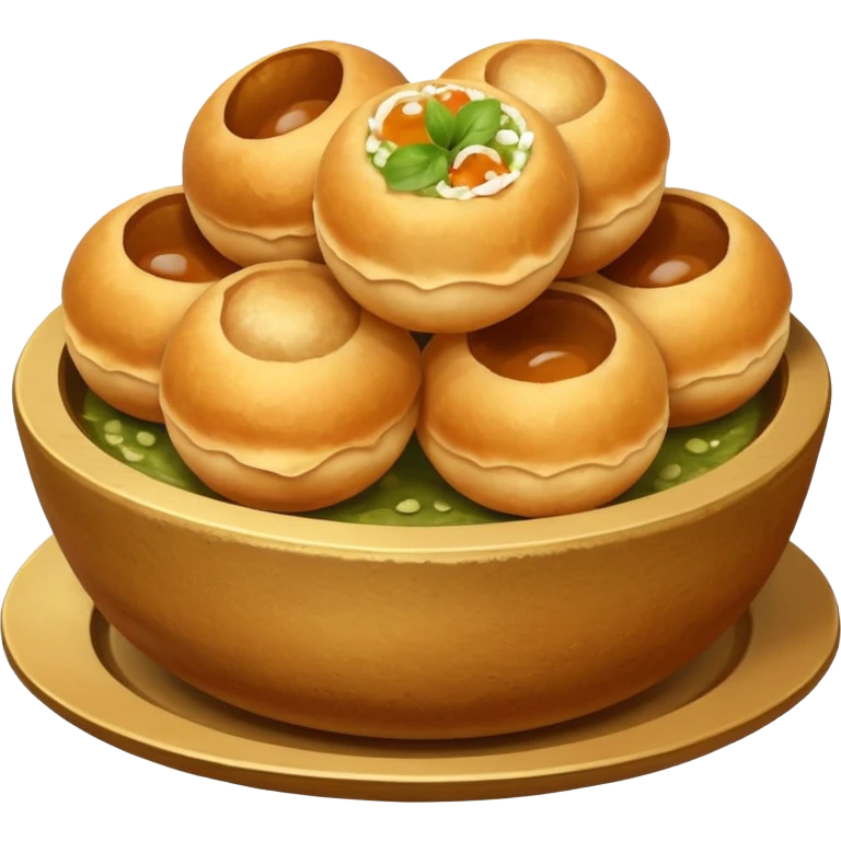 Make a pani puri emoji emoji