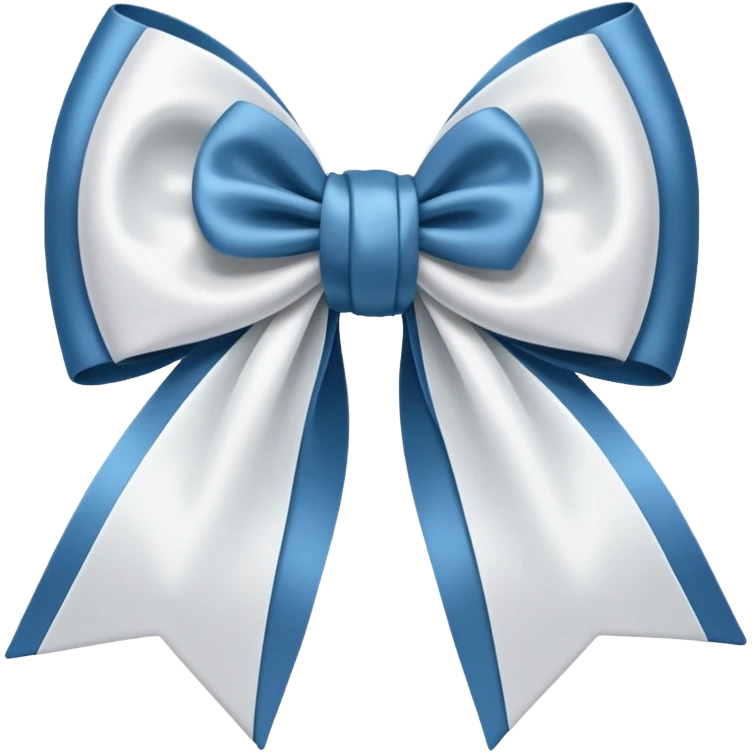 White bow  emoji
