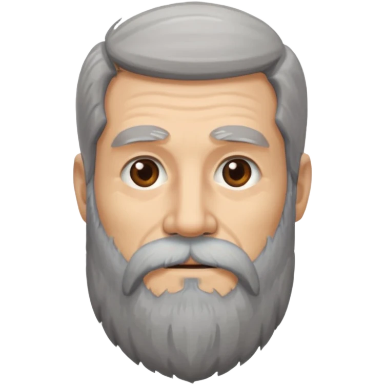 long beard man emoji