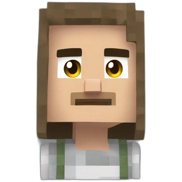 Steve minecraft emoji