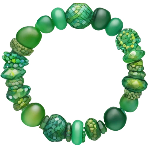 Green bracelet emoji