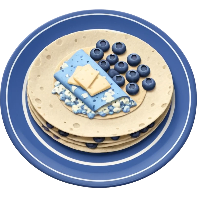 blue meal emoji