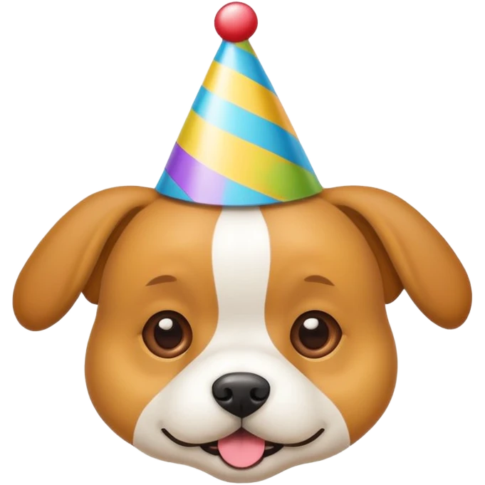 dog with party hat emoji