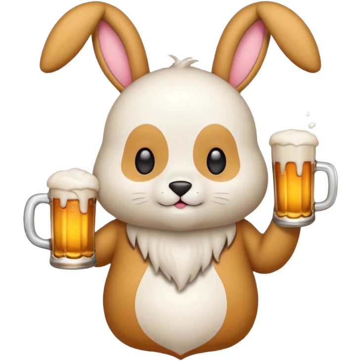 Labubu with alcohol  emoji