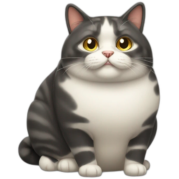 Fat cat emoji