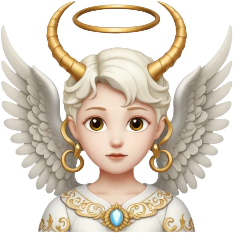 Angel with horns  emoji