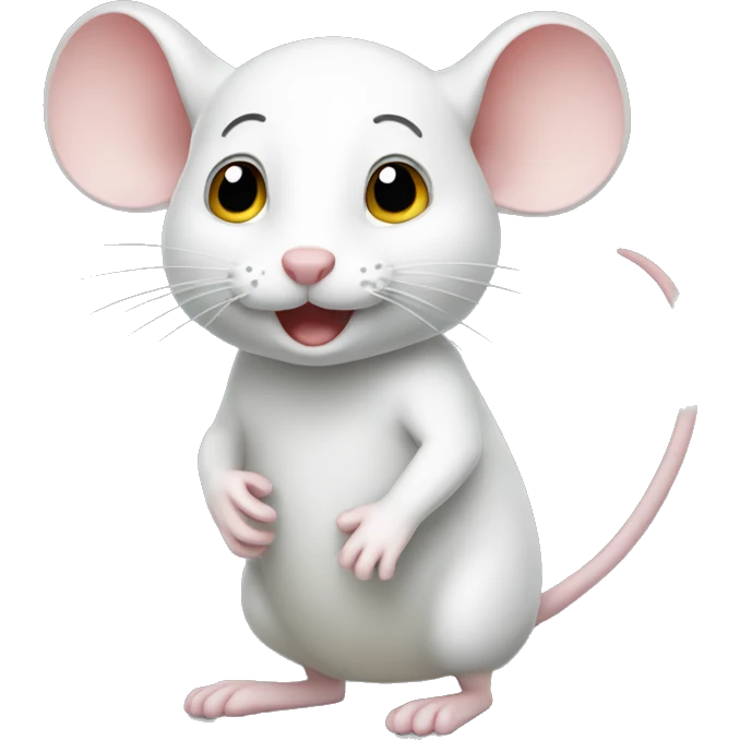 white mouse character emoji