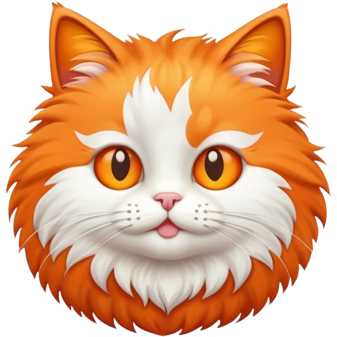 fake cartoon cat emoji