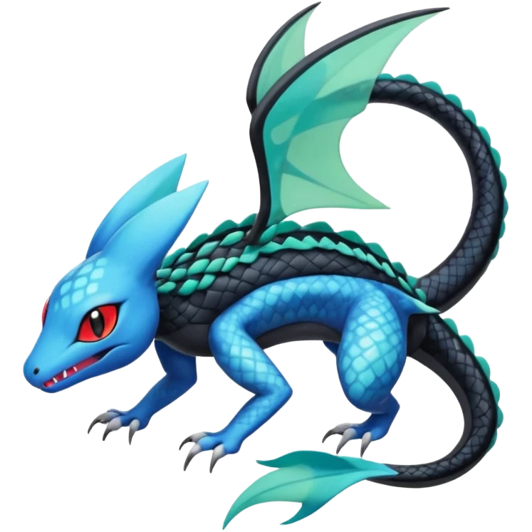 Meloetta-Dewott-Salandit-Nargacuga-Pokémon-Fakémon-fusion-hybrid-creature emoji
