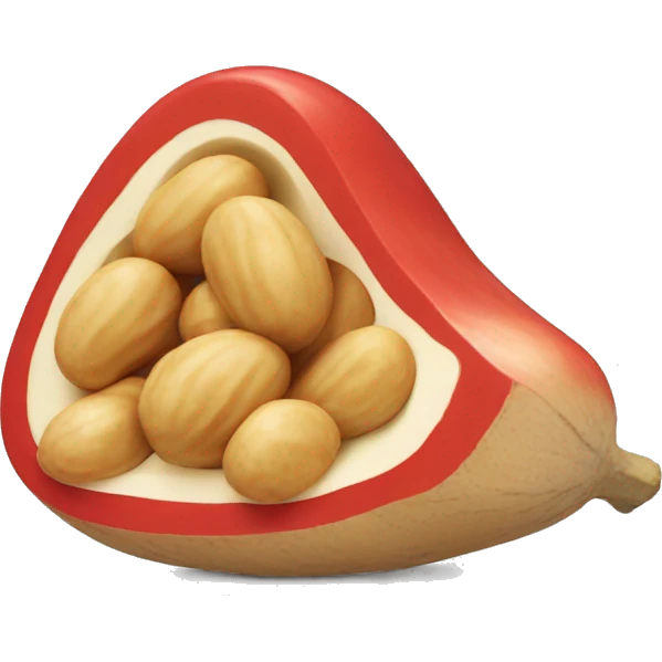 red peanut sup emoji