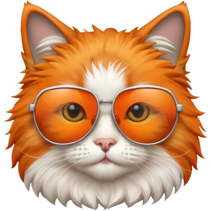 Cat wearing sunglasses emoji