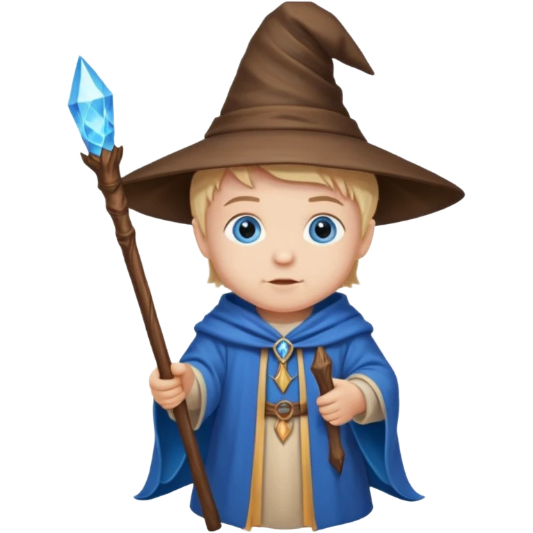 baby wizard with staff emoji