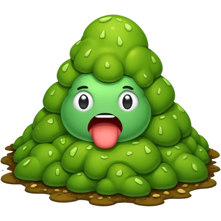 Puke on the ground emoji