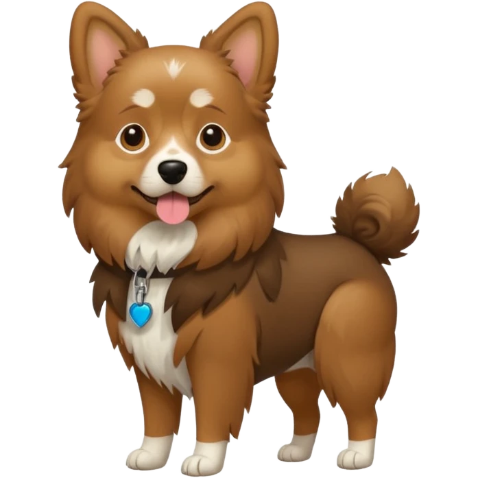 Dog full body, adult age. emoji