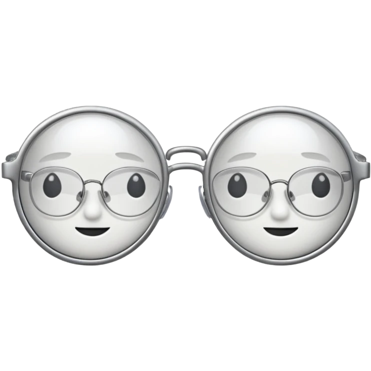 half moon glasses emoji