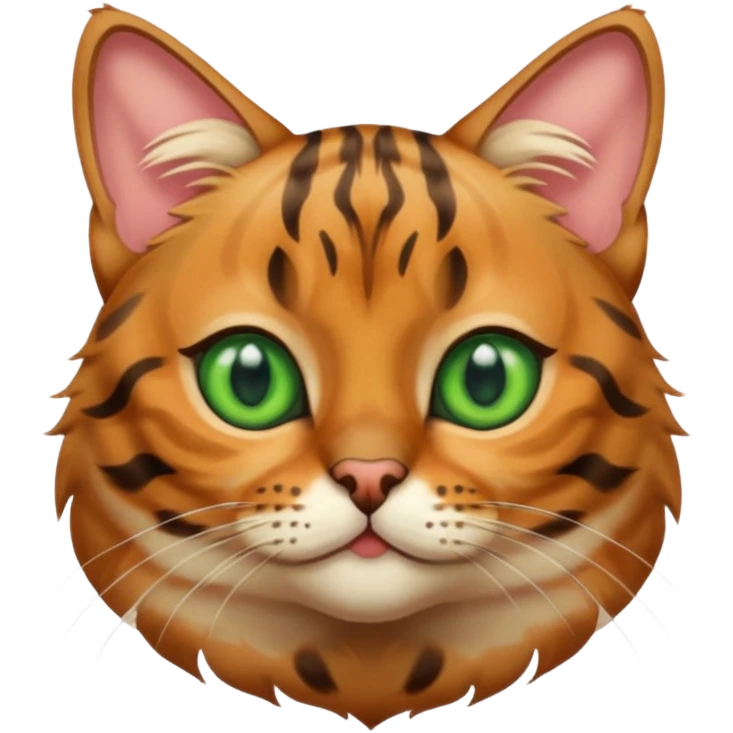 cute Bengal cat emoji