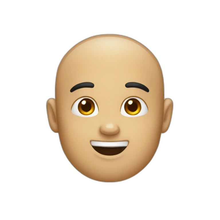 calvitie emoji