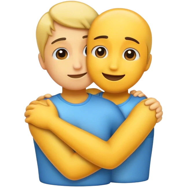 Virtual hug  emoji