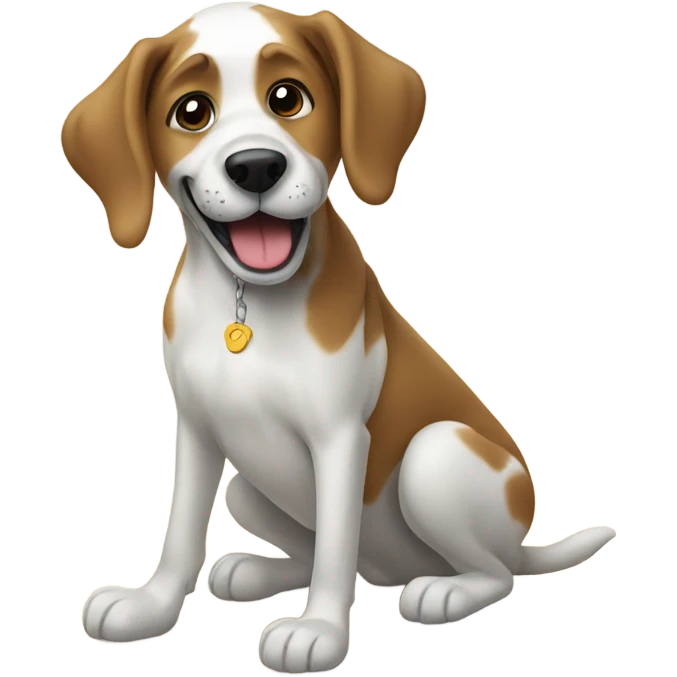 Dog biting ankles emoji