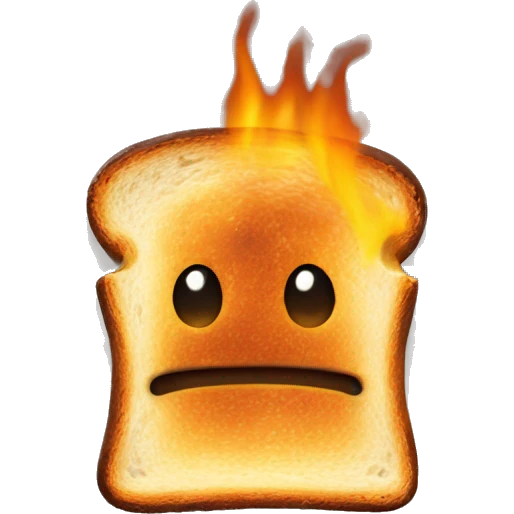 Burnt toast emoji