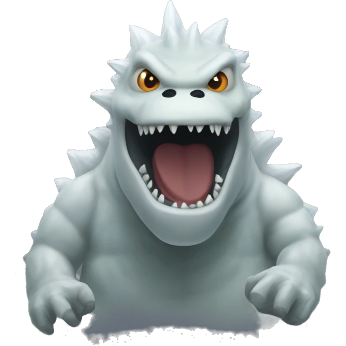 Godzilla ghost emoji