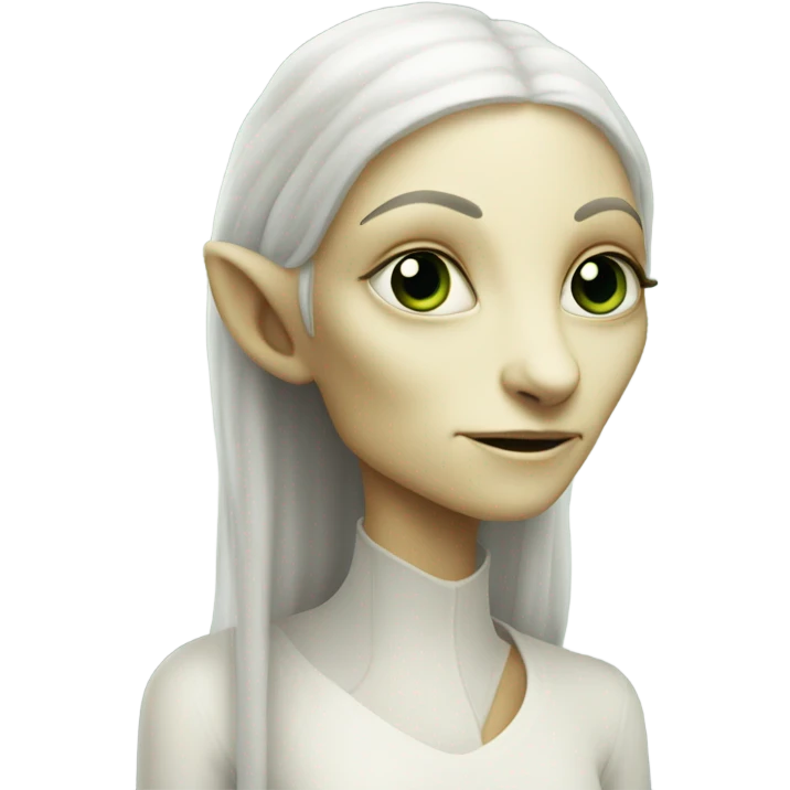 a Reptilian alien white woman emoji