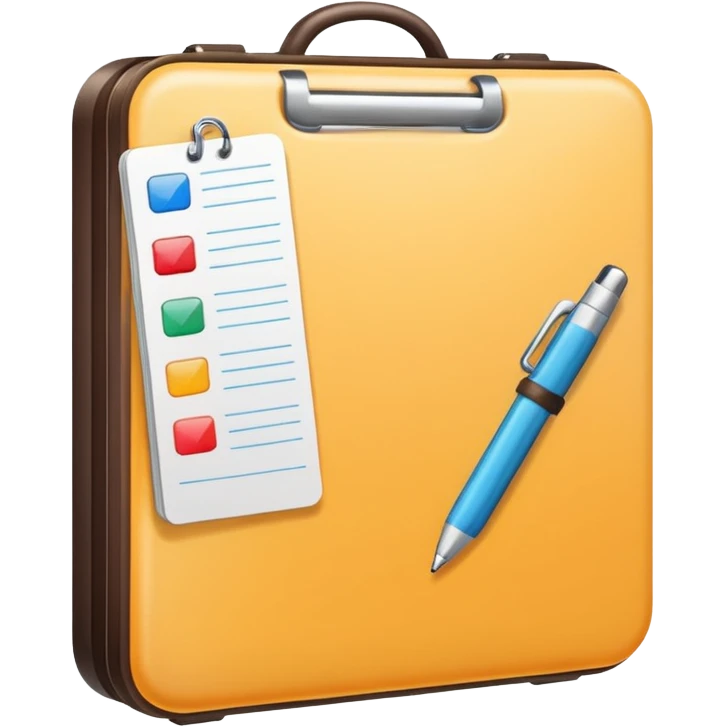 Packing list  emoji