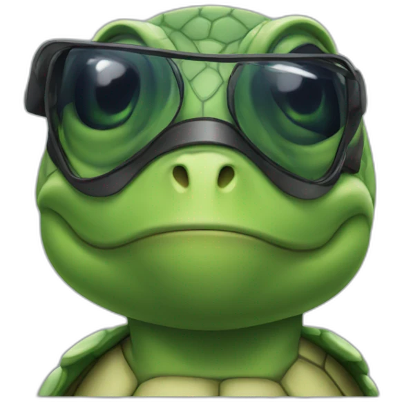 turtle dj emoji