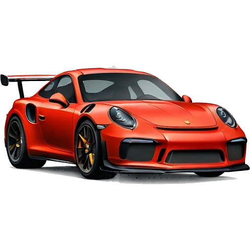 red Porsche gt3 rs emoji