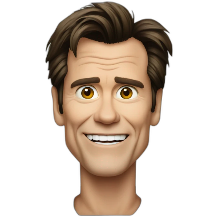 jim carrey inside tv screen emoji