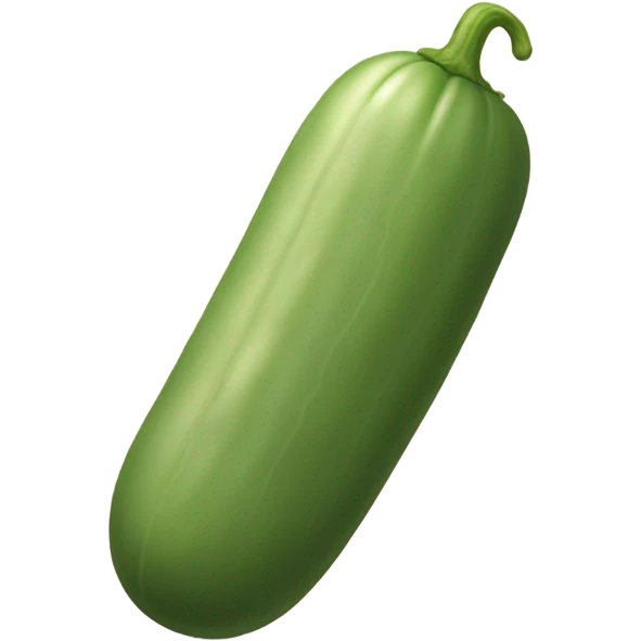 tan cucumber  emoji