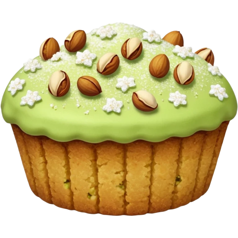 Pistachio Crumble Cakes emoji