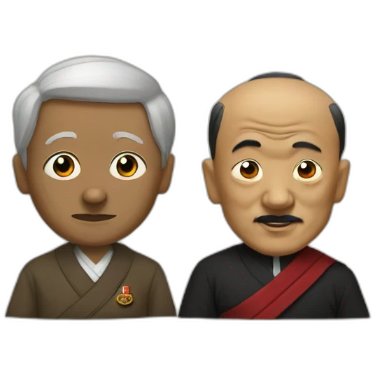 Hitler and dalai lama emoji