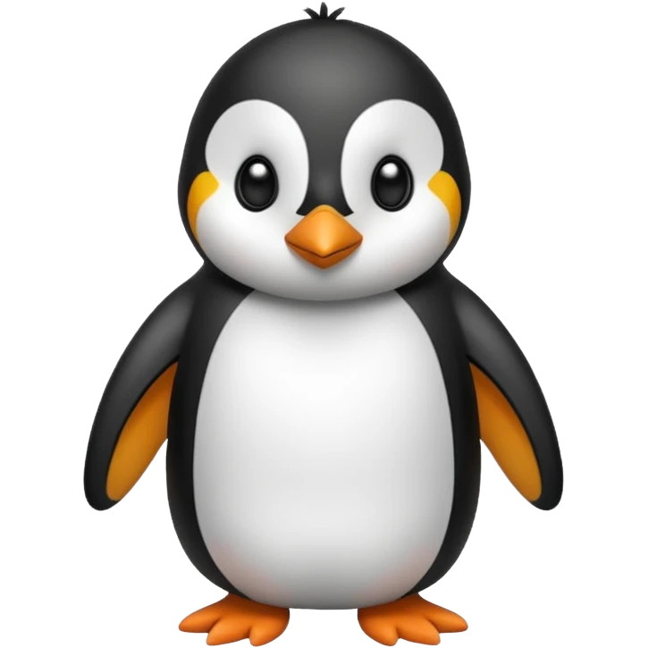 Pinguino con ropa de dormir emoji