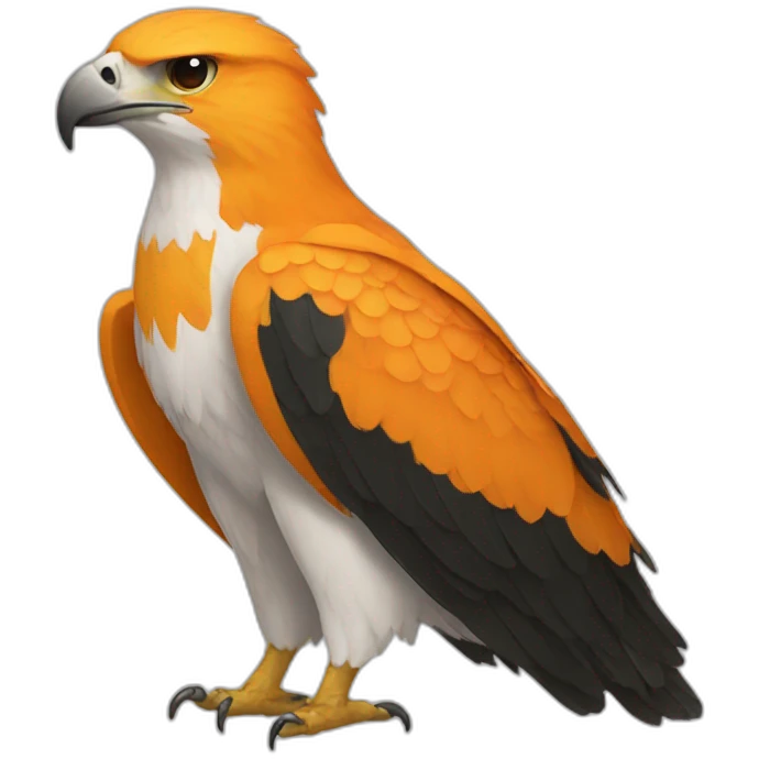 Águila naranja  emoji