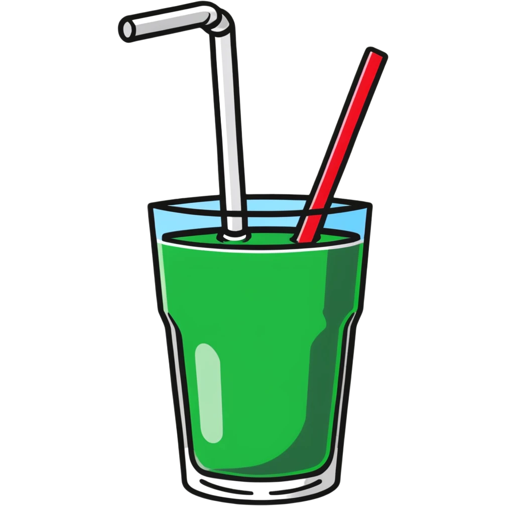 soda straws emoji
