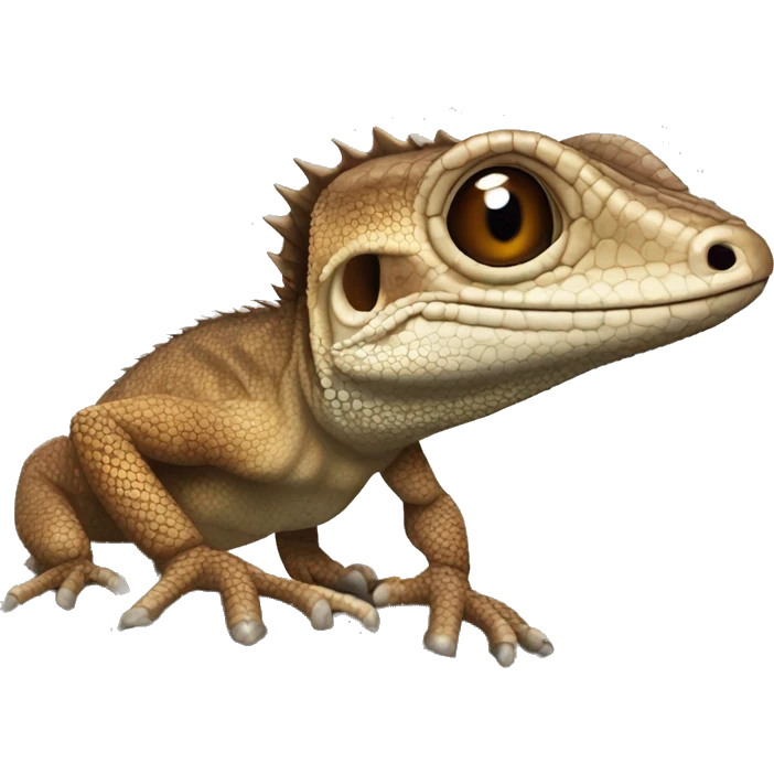 Puerto Rican Galliwasp Diploglossus lizard brown emoji