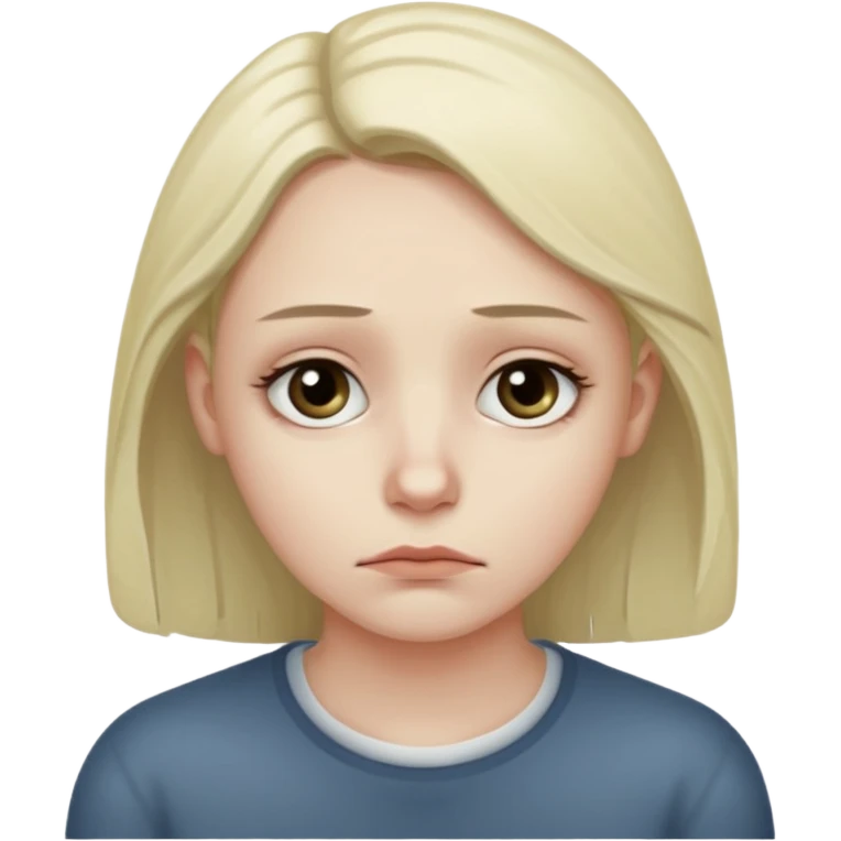 Con sueño triste 😞 emoji