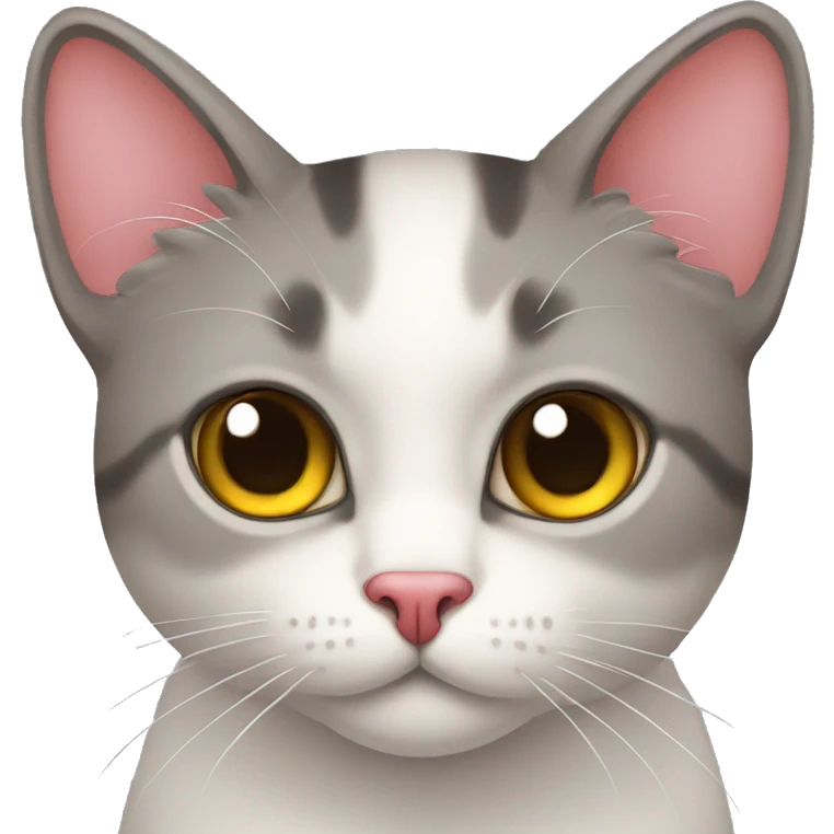Gato con ojos de corazón  emoji