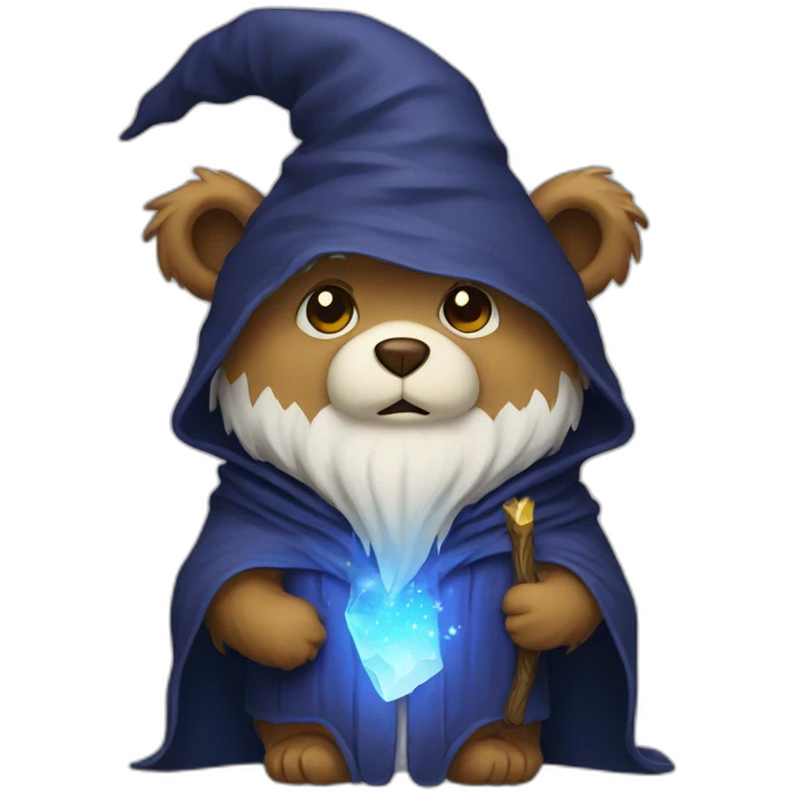 Wizard bear emoji