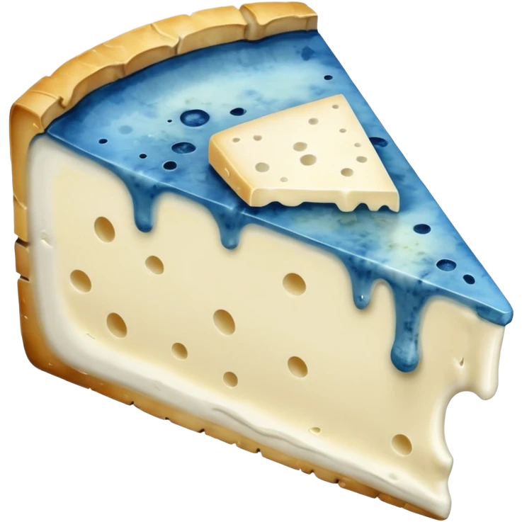 moldy brie cheese slice emoji