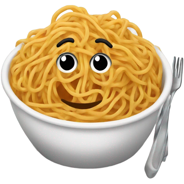Spaghetti dinner  emoji