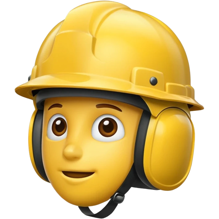YELLOW HELMET emoji
