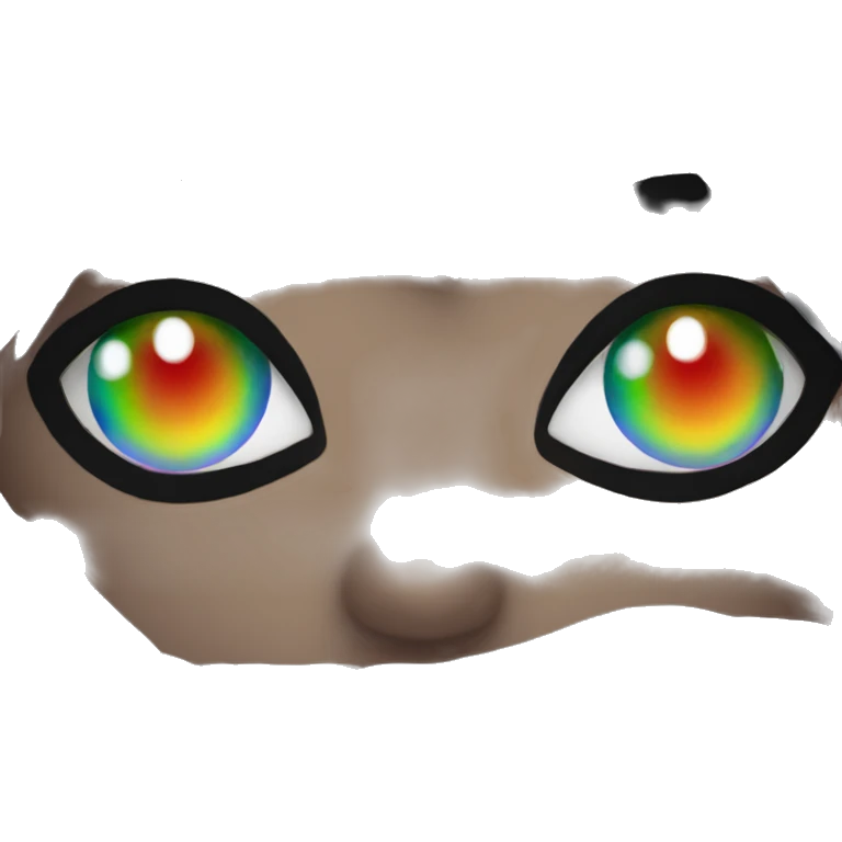 rainbow eyes emoji