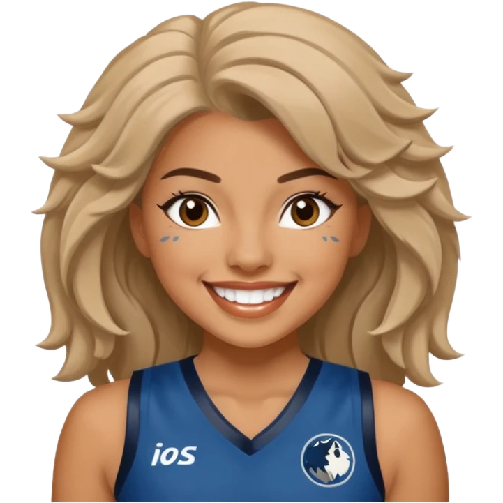 Timberwolves cheerleader  emoji